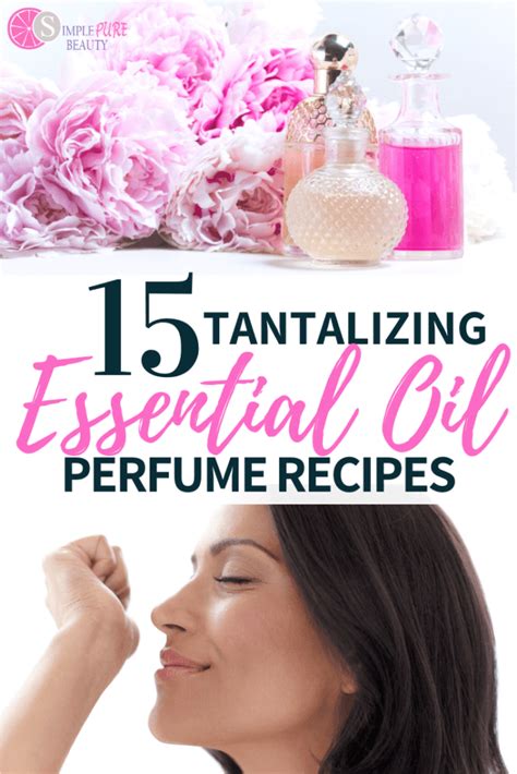 perfume with essential oils